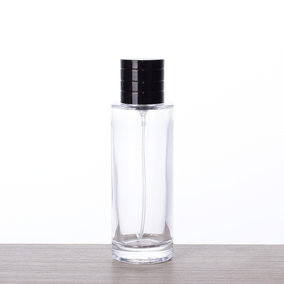 কেনা 50ml লম্বা নলাকার কাচের পারফিউম বোতল ফাইন স্প্রে পোর্টেবল প্রসাধনী বোতল ক্যাপ সহ online manufacture