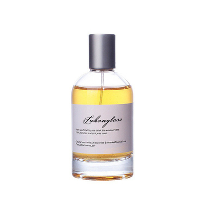 কেনা পারফিউম বোতল 30ml 50ml 100ml রাউন্ড গ্লাস স্প্রে পারফিউম বোতল মহিলাদের বিলাসবহুল খালি পারফিউম বোতল সিলভার ক্যাপ সহ online manufacture
