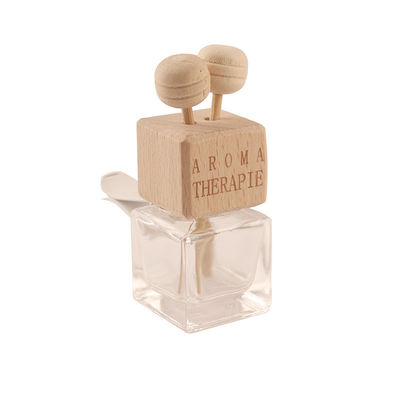 কেনা গাড়ির শীতাতপ নিয়ন্ত্রক যানবাহন এয়ার আউটলেট ক্ল্যাম্প স্কয়ার গ্লাস কাঠের ক্যাপ সহ অনলাইনে উৎপাদন