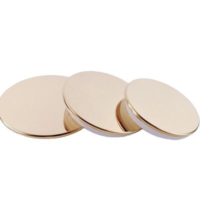 কেনা Factory High End Zamac Candle Jar with Metal Candle Lid Gold Zinc Alloy Metal Lids  Bottle Caps & Closures for Candles online manufacture