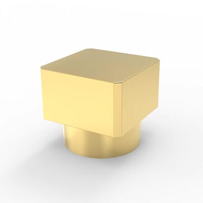 কেনা Customized Logo Premium Glossy Gold Square-Shaped Cap Perfume Cap  for Fea 15 Glass Perfume Bottle Neck online manufacture