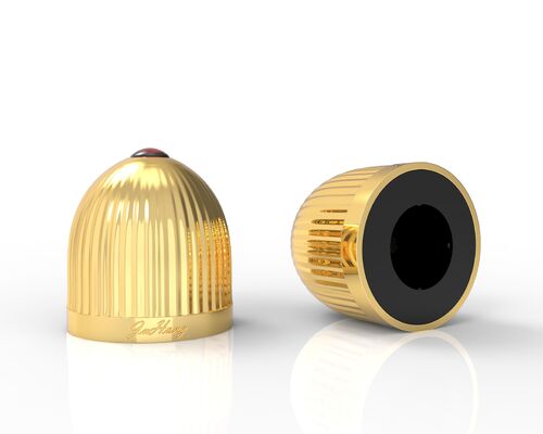 কেনা বিলাসবহুল ক্রিস্টাল গোল্ড জামাক পারফিউম ক্যাপ জিংক খাদ জামাক পারফিউম ক্যাপ মেটাল ক্যাপ বিলাসবহুল কসমেটিক পারফিউম গ্লাস বোতল জন্য অনলাইনে উৎপাদন