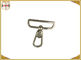 Different Styles D Ring Snap Clips Hooks For Keychain Die Casting Nickel Plating