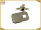 Shiny Brass Metal Clasp Handbag Locks And Closures , Twist Lock Purse Hardware