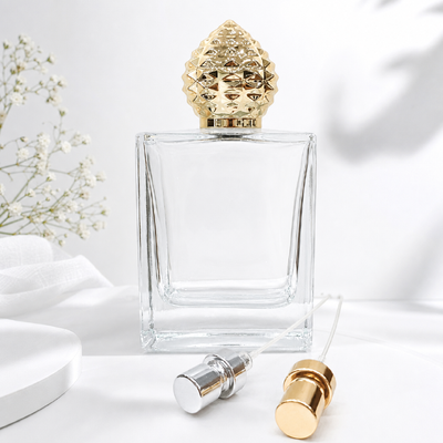 Premium Zamac Perfume Cap with Die-Casting Plating, Magnetic Closure, and Customizable Logo for Luxury Fragrance Bottles