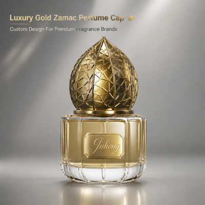 আরবি পারফিউম বোতলের জন্য লাক্সারি হলো lattice teardrop Zamac পারফিউম ক্যাপ, গোল্ড ইলেক্ট্রোপ্লেটেড ডেকোরেটিভ মেটাল পারফিউম ক্লোজার কাস্টম লোগো