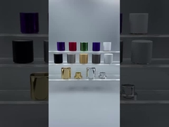 স্ট্যান্ডার্ড ফি 15 বোতল ঘাড় জন্য উচ্চ শেষ সিলিন্ডার আকৃতির অ্যালুমিনিয়াম ধাতু সুগন্ধি ক্যাপ